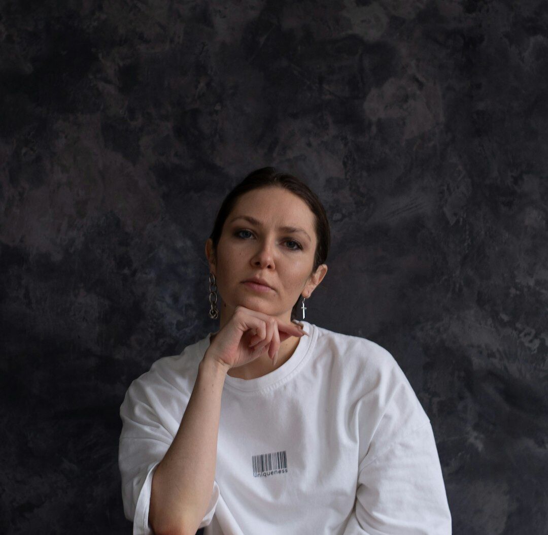 Portrait of a Belgian woman TV presenting coach